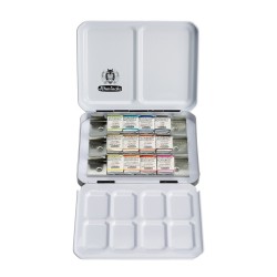 Schmincke horadam Felix Scheinberger zestaw akwareli 12 półkostek metalowe opakowanie