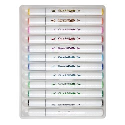 Graphit GO essential zestaw markerów akrylowych 12 sztuk