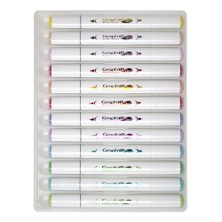 Graphit GO floral acrylic marker set 12 pieces