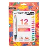 Graphit GO floral zestaw markerów akrylowych 12 sztuk