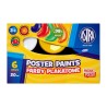 Astra zestaw farb plakatowych 6x20ml - sklep plastyczny poleca Farby p