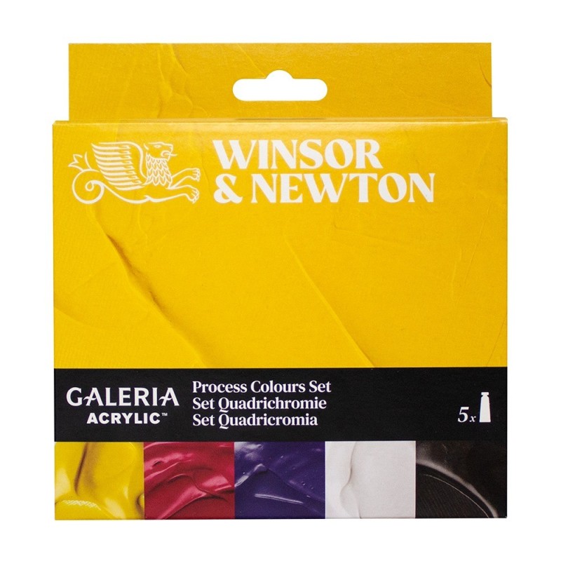Winsor&Newton galeria process zestaw farb akrylowych 5x60 ml