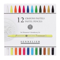Sennelier Introductory crayons pastels set 12 pieces