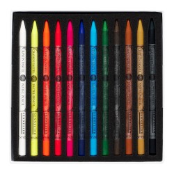 Sennelier Introductory crayons pastels set 12 pieces
