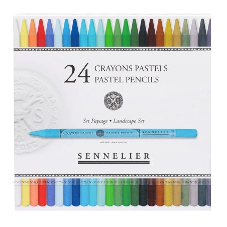 Sennelier Landscape zestaw pasteli suchych w kredce 24 sztuki