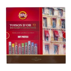Koh-i-noor toison d'or zestaw pasteli suchych 72 kolory- sklep plastyc