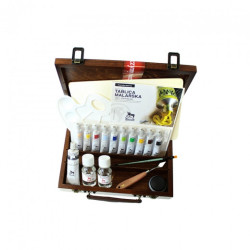 Renesans set of paints and tools colors 20ml