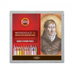Koh-i-noor mondeluz zestaw 24 akwarelowych kredek portret met.op - skl
