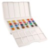 White nights watercolor paints 24 colors plastic packaging