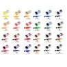 White nights watercolor paints 24 colors plastic packaging
