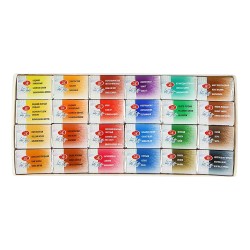 Leningrad watercolor paints 24 colors in a cardboard box