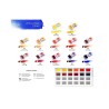 White Nights watercolor paints 24 colors cardboard packaging