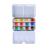 White Nights watercolor paints 12 colors metal packaging