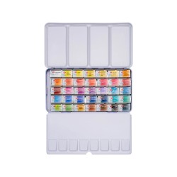 White Nights watercolor paints 35 colors metal packaging
