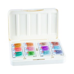 White Nights Watercolor Granulating Paints and Earth Colors 12 Colors Plastic Packaging