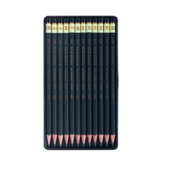 Koh-i-noor toison d'or set of 12 professional 8B-2H pencils