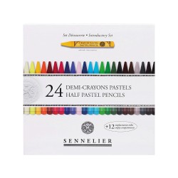 Sennelier Introductory zestaw połówek pasteli suchych w kredce 24 sztuk
