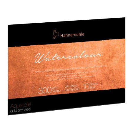 Blok Hahnemuhle Watercolour 24x32cm 300g 10 pcs