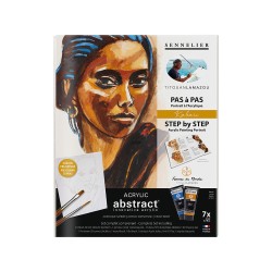 Sennelier Abstract Kabari acrylic paint set 7x21ml + accessories