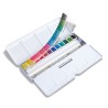 Sennelier l'aquarelle Granular colours zestaw akwareli w półkostkach 12 sztuk metalowe etui