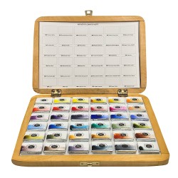 Szmal aquarius zestaw 36 akwareli w kostce Krzysztof Ludwin 2025 drewniana kaseta