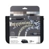 Winsor&Newton promarker grey and black zestaw 24 kolorów - sklep plast