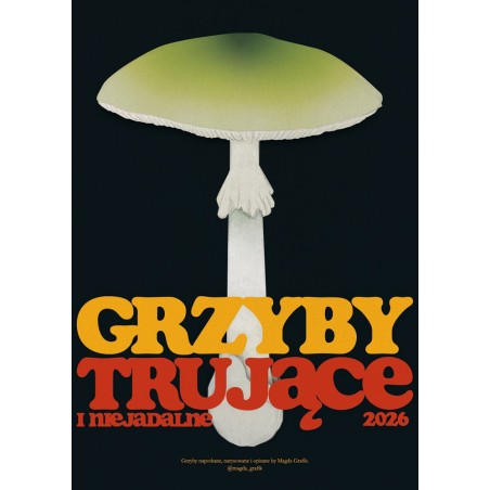 Kalendarz grzyby trujące i niejadalne A3 2026