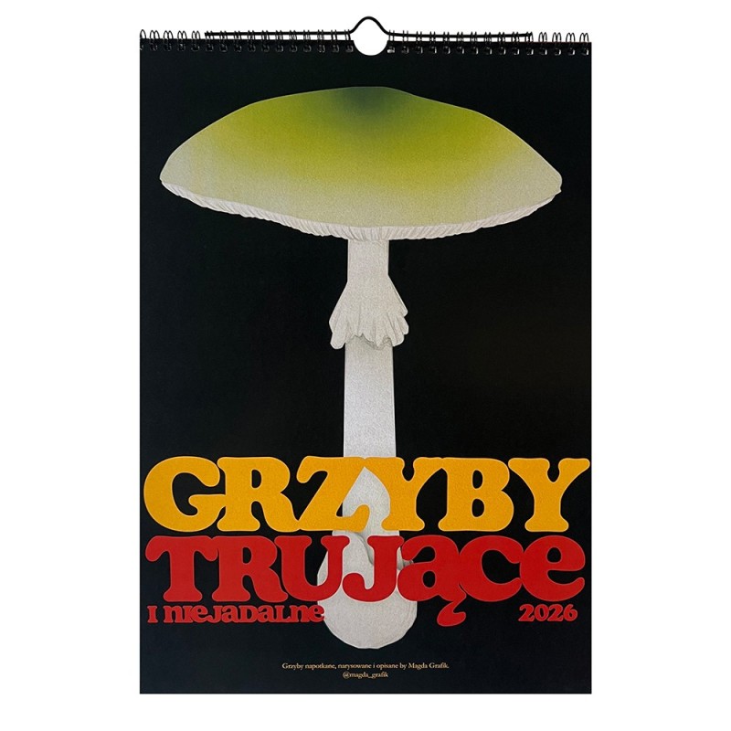 Kalendarz grzyby trujące i niejadalne A3 2026