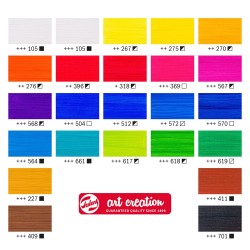Talens artcreation zestaw farb akrylowych 24x12ml - sklep plastyczny -