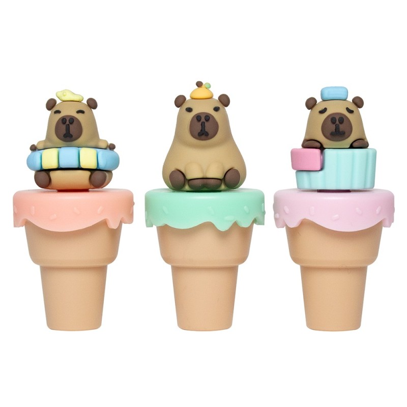 Happy Color Capybara Fluorescent Highlighter