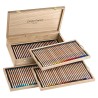 Caran d'ache luminance 6901 set of 100 drawing pencils in a wooden case