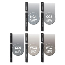Chameleon gray tones zestaw 5 markerów - sklep plastyczny - szał dla p