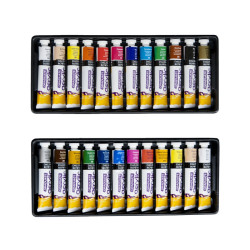 Daler Rowney graduate acrylic zestaw farb akrylowych 24x22ml - sklep p