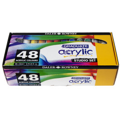 A set of acrylic paints Graduate Acrylic 48x22ml Daler Rowney - sklep