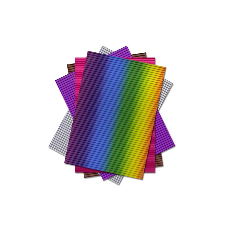 Falista tektura dekoracyjna - sklep plastyczny - szał dla plastyków