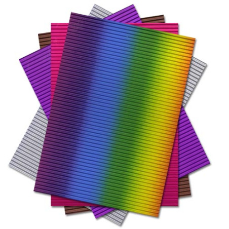 Decorative corrugated cardboard - szal art - sklep plastyczny