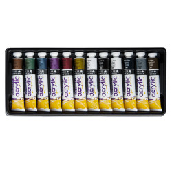 Daler Rowney graduate acrylic zestaw farb akrylowych 48x22ml - sklep p