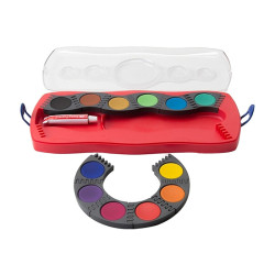 Faber-Castell connector zestaw akwareli w kasecie 12 kolorów