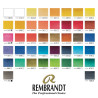 Rembrandt set of watercolors in wooden box master 42 colors