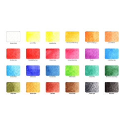 Sakura koi water colors set of 24 watercolors