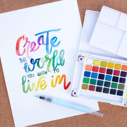 Sakura koi water colors set of 30 watercolors