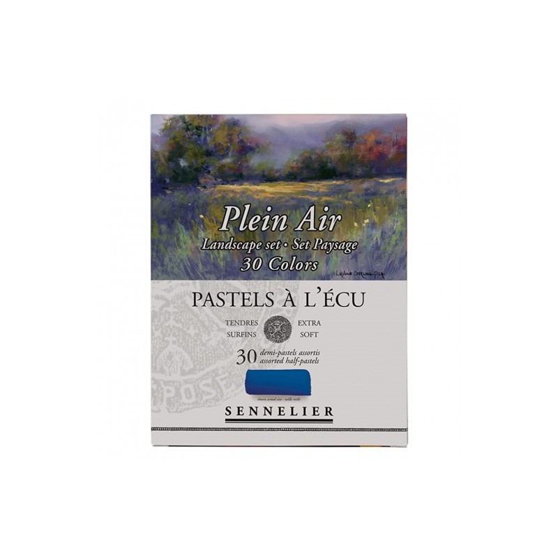 Sennelier dry pastels soft pastels landscape set 30 colors halves - store en