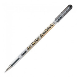 Pentel gel pen for fabric black 1mm