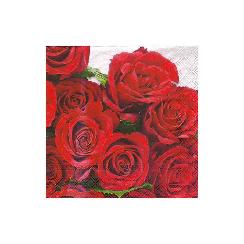 Decoupage Napkin roses Ambiente 20-13307180