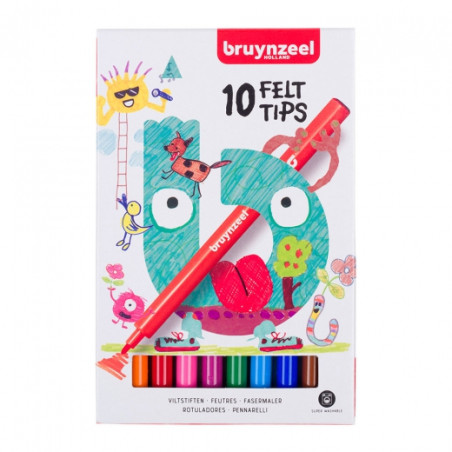 Sakura bruynzeel set of 10 markers - szal art - sklep plastyczny