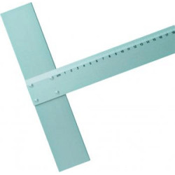 Aluminum ruler with stop - szal art - sklep plastyczny