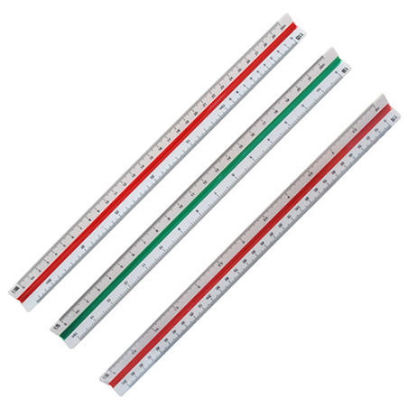 Triangular Scale Ruler 6 - szal art - sklep plastyczny