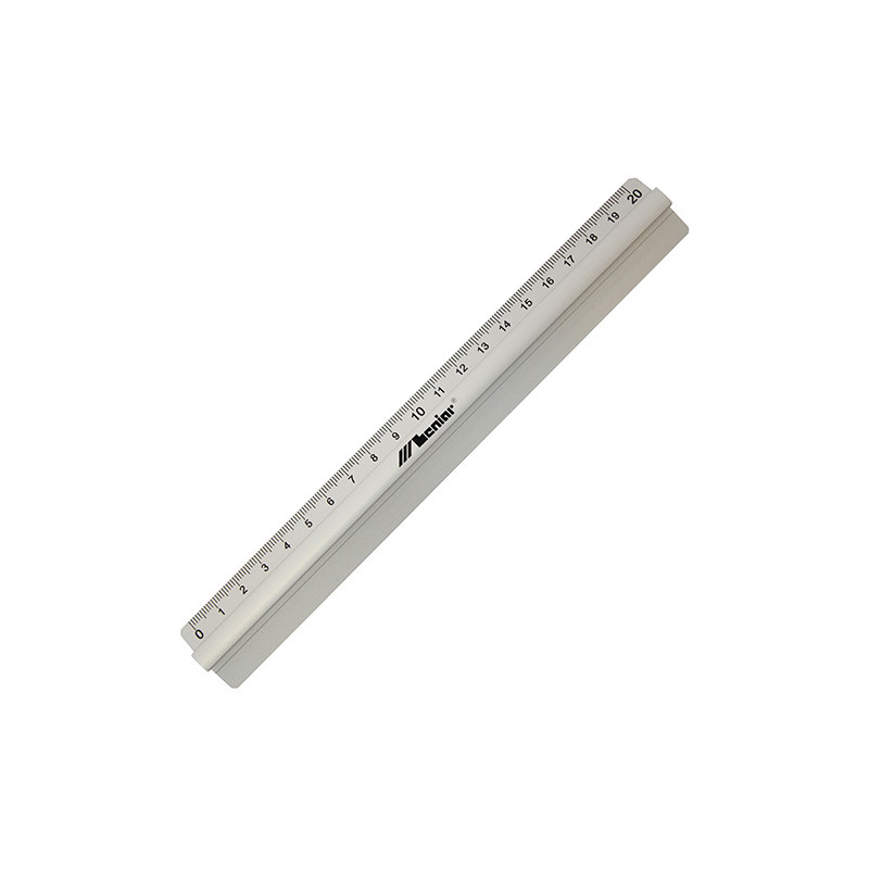 Aluminum school ruler with S2 holder - szal art - sklep plastyczny