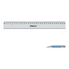 Aluminum cutting ruler with Leniar insert - szal art - sklep plastyczn