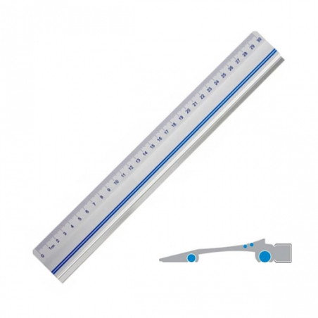 Leniar S2 aluminum cutting ruler - szal art - sklep plastyczny